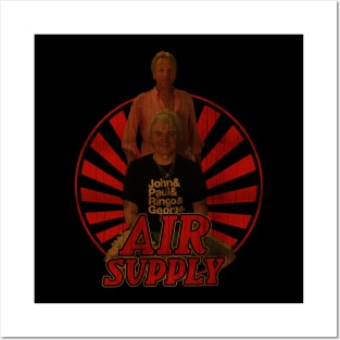 Retro Vintage 80s Air Supply Posters and Art